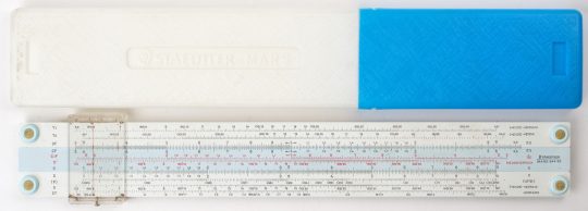Staedtler Mars 944-82 Slide Rule w/2-Part Plastic Case (Very good condition)