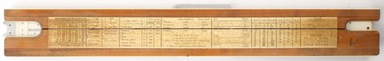 Faber Castell 378 Slide Rule w/Wood Case (Very good condition)