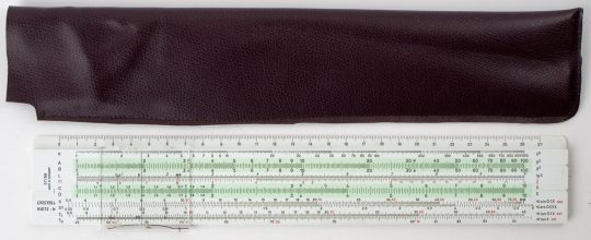 Faber Castell 57/88 Rietz-N Slide Rule w/Brown Vinyl Case (Excellent condition)