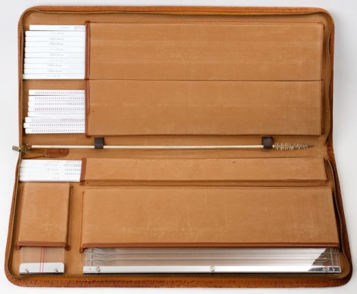 Unique “Multi” Slide Rule w/Leather Case (NIB/mint)