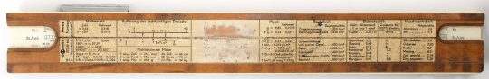 Faber Castell 1/87 Slide Rule w/Case & Manual (Fair condition)
