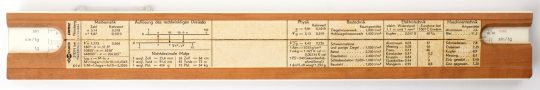 Faber Castell 1/87 Slide Rule w/Case & Manual (Excellent condition)