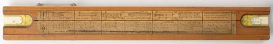 Faber Castell 1/54 System Darmstadt Slide Rule w/Leather Case & Manual (Fair condition)