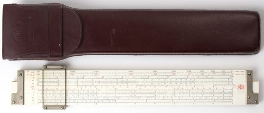 Post (Hemmi) Versalog 1460 w/Leather or fibreboard  Case (Excellent condition)