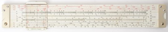 Faber Castell 2/82 Full Size Slide Rule w/Leather Case & Reprint Manual (Very good condition)