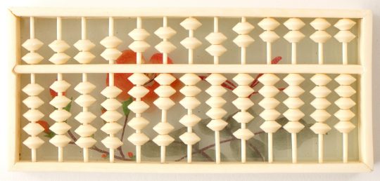 Boxed 5″ 13 Rod Abacus w/Decorative Backing