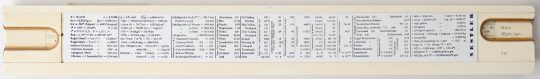 Nestler 0232 Full Size Slide Rule w/Case (Rule in good condition, case badly damaged)