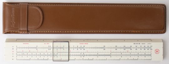 Hughes-Owens (Hemmi) 341-3215 Full Size Rule w/Leather Case (New/mint)