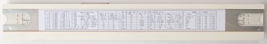 Hughes-Owens (Hemmi) 341-3215 Full Size Rule w/Leather Case (New/mint)