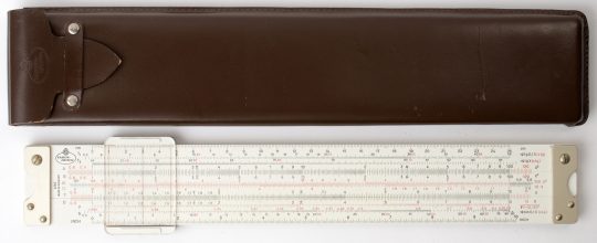 Faber Castell 2/82 Full Size Slide Rule w/Leather Case (Excellent condition)